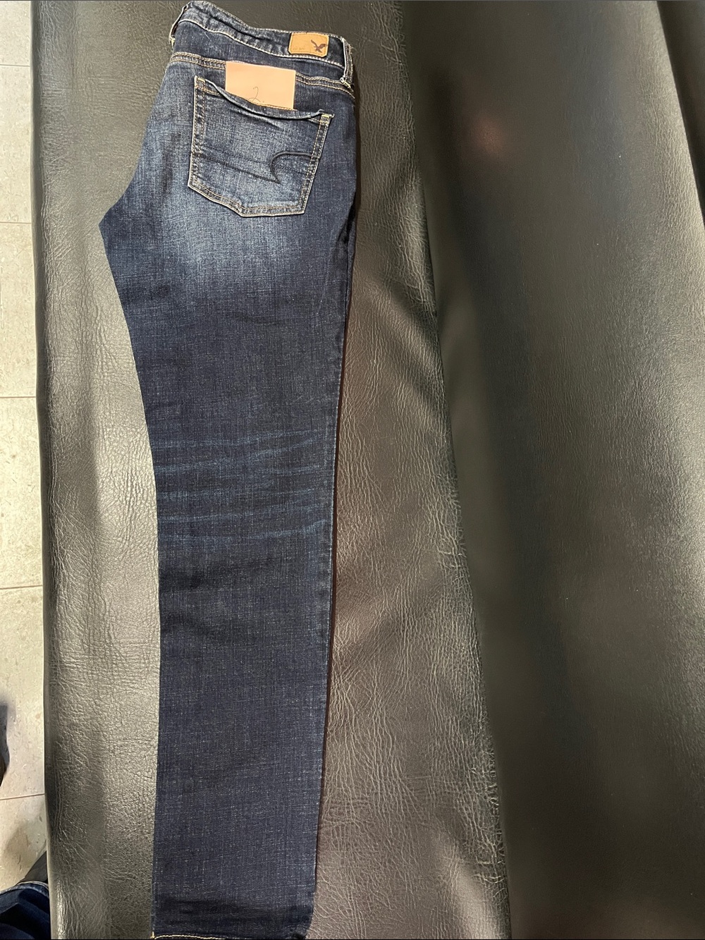 American Eagle Outfitters Men's Skinny Jeans - Dark Indigo